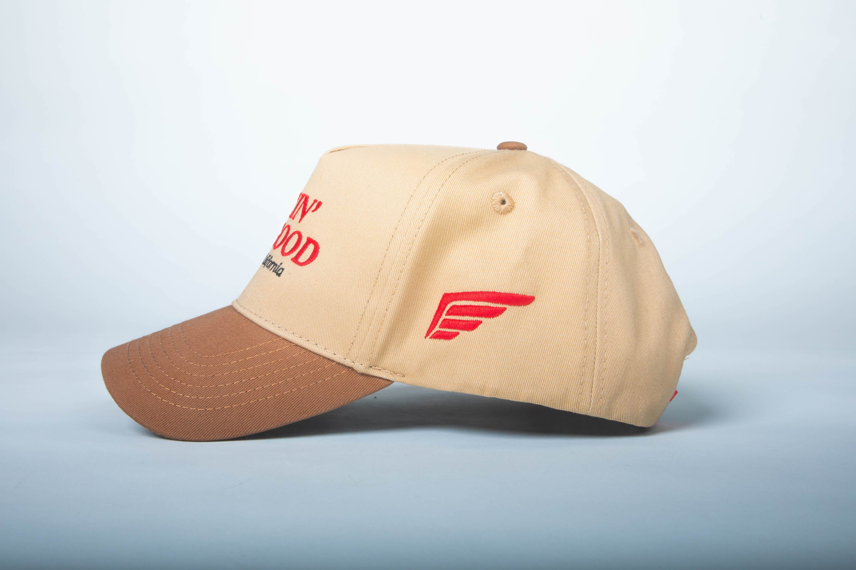 LEUCS Leucin' Good Snapback — Tan/Red