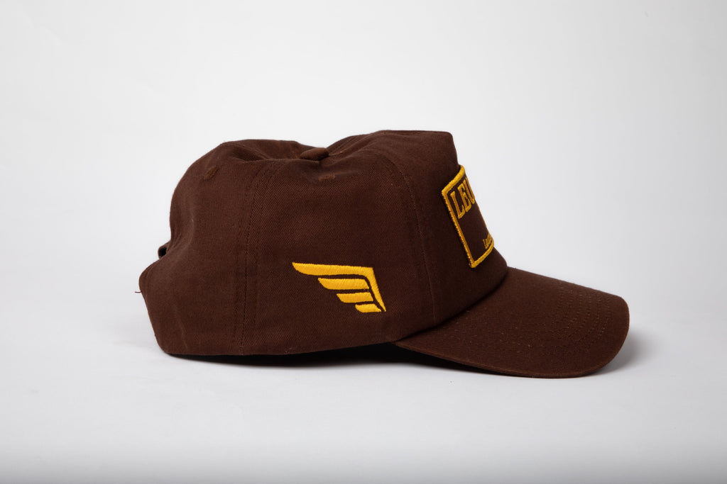 LEUCS Leucin' Good Snapback — Yellow/Brown